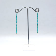 Load image into Gallery viewer, Navajo Turquoise Earrings Sterling Silver

