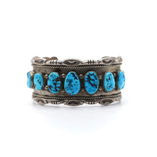 Load image into Gallery viewer, Navajo 925 Silver Multi Stone Turquoise Bracelet
