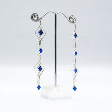 Load image into Gallery viewer, Zuni Synthesized Opal Earrings in 925 Silver
