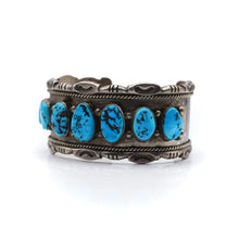 Load image into Gallery viewer, Navajo 925 Silver Multi Stone Turquoise Bracelet

