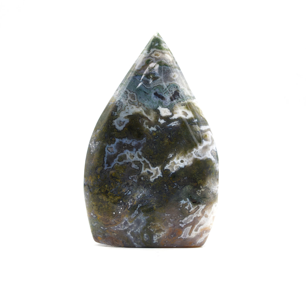 Moss Agate standing point