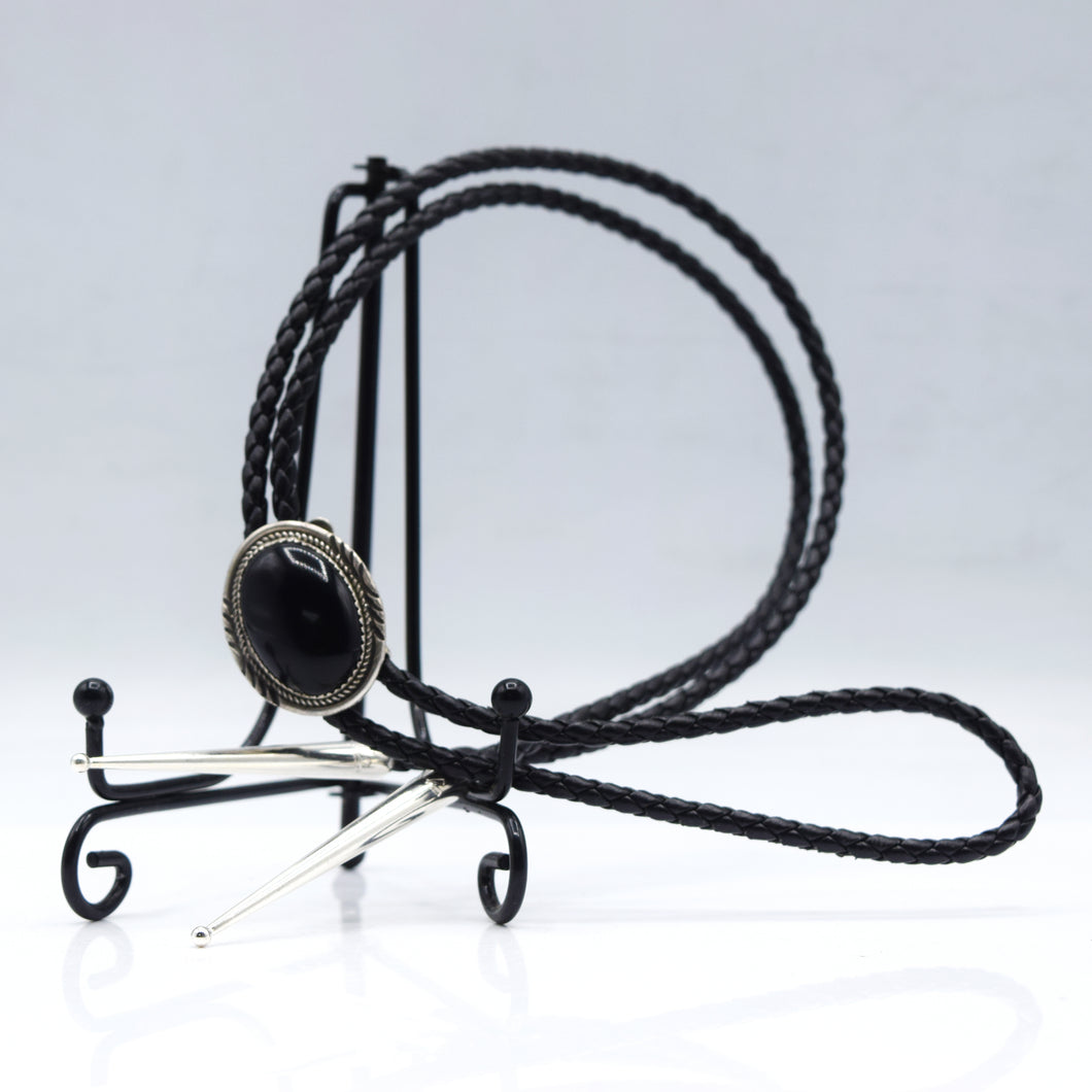 Black Onyx Bolo Tie