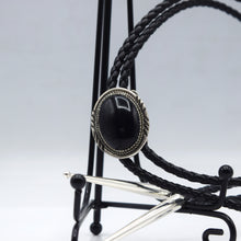 Load image into Gallery viewer, Black Onyx Bolo Tie
