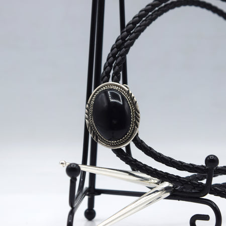 Black Onyx Bolo Tie