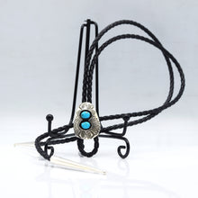 Load image into Gallery viewer, Navajo Turquoise Bolo Tie
