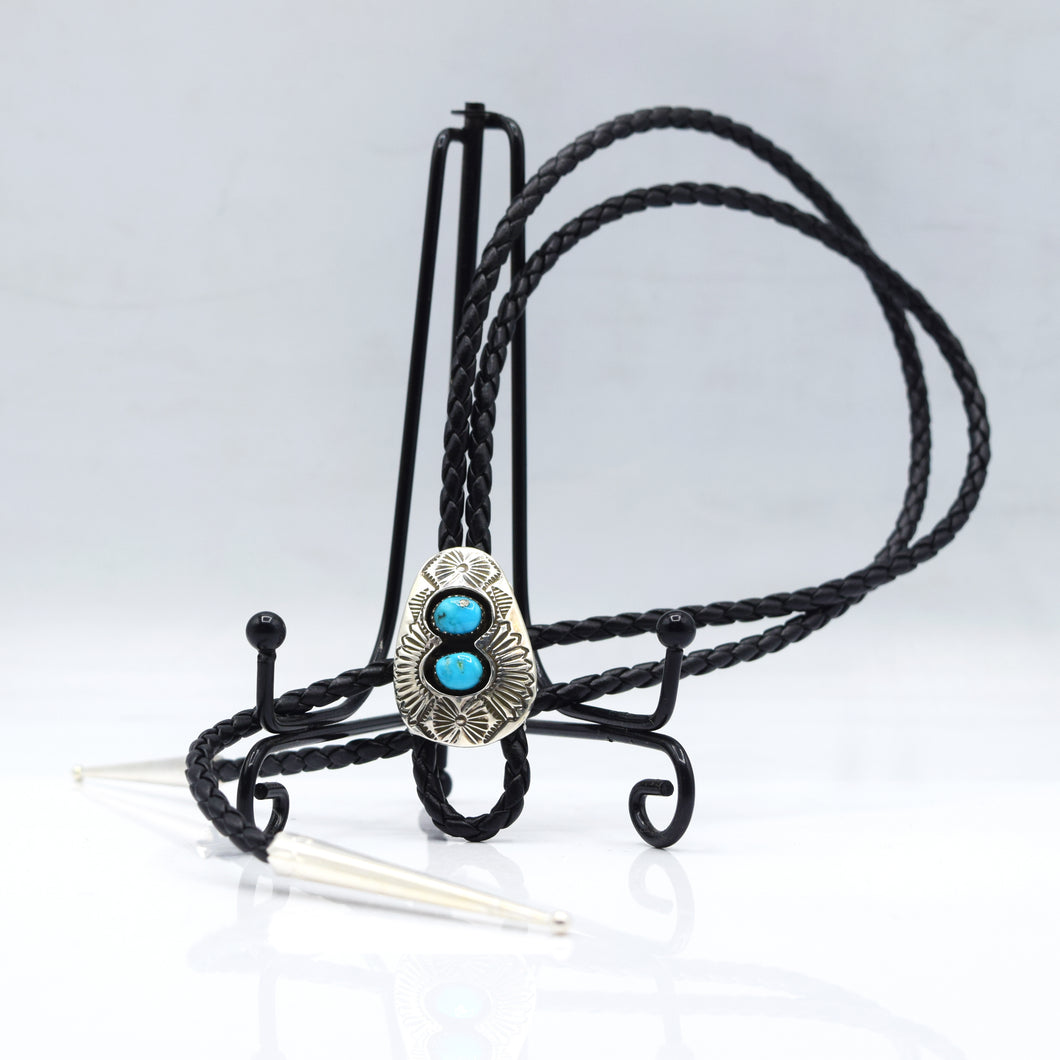 Navajo Turquoise Bolo Tie
