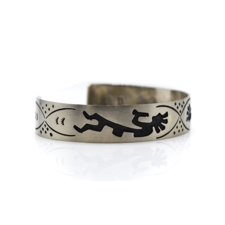 Navajo Kokopelli Sterling Silver Bracelet