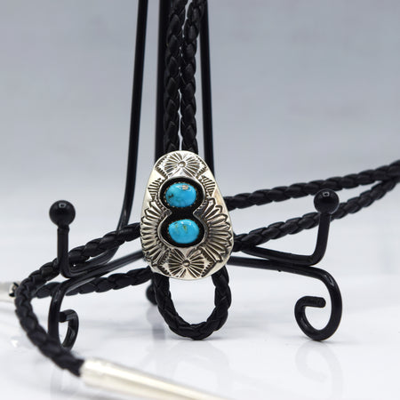 Navajo Turquoise Bolo Tie