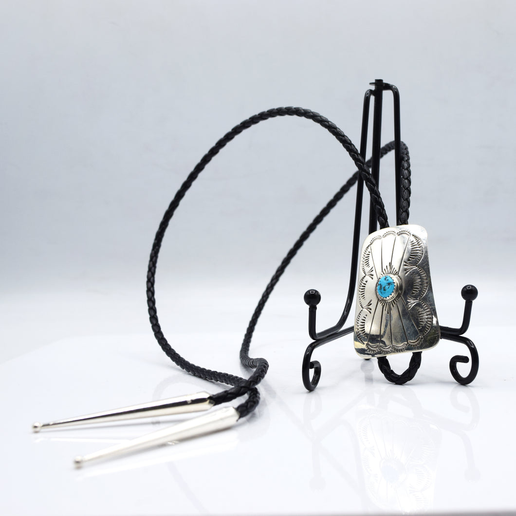 Navajo Turquoise Bolo Tie