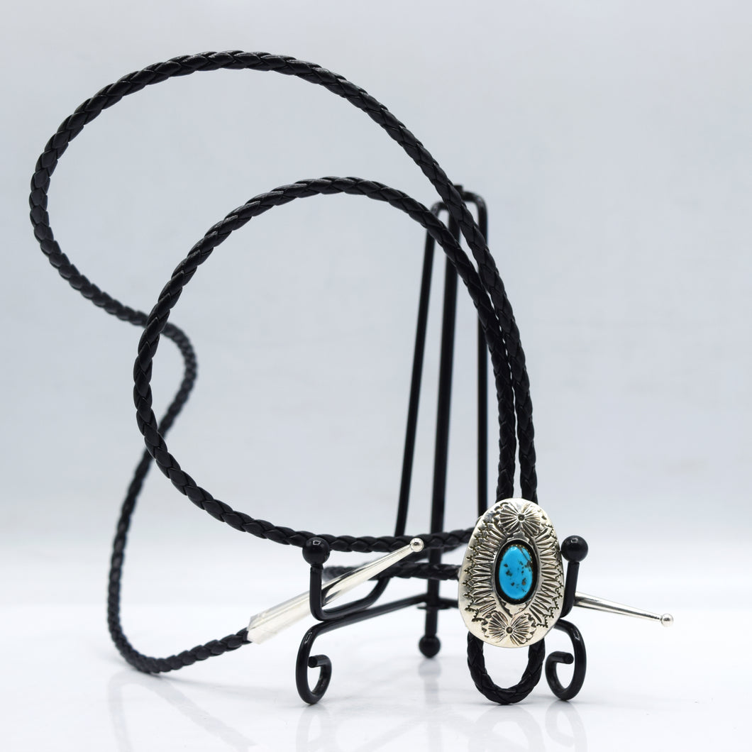 Navajo Turquoise Bolo Tie