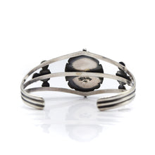 Load image into Gallery viewer, Navajo turquoise Overlay Sterling Silver bracelet
