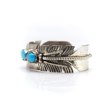 Load image into Gallery viewer, Navajo Multistone turquoise Overlay Sterling Silver bracelet
