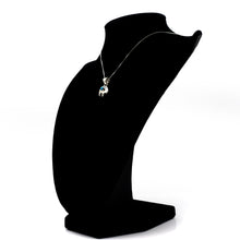 Load image into Gallery viewer, Zuni Bear turquoise Necklace in Sterling Silver
