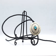 Load image into Gallery viewer, Navajo Turquoise Bolo Tie
