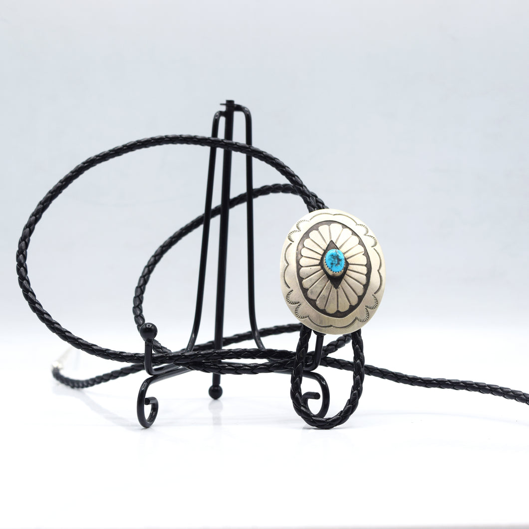 Navajo Turquoise Bolo Tie