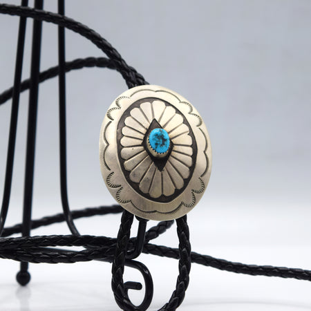 Navajo Turquoise Bolo Tie