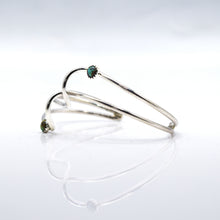 Load image into Gallery viewer, Navajo 925 Silver Multi Stone Turquoise Feather Bracelet
