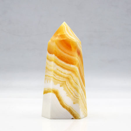 Banded Orange Calcite Towers