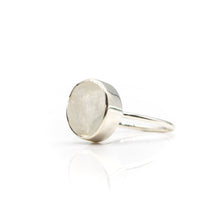 Load image into Gallery viewer, Rainbow Moonstone Ring 925 Silver
