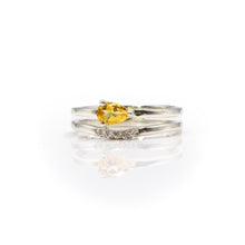 Load image into Gallery viewer, Citrine and Topaz Ring 925 Silver
