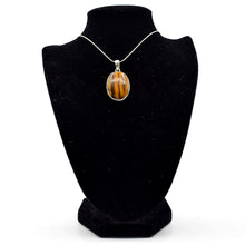 Load image into Gallery viewer, Tigers Eye Pendant 925 Silver
