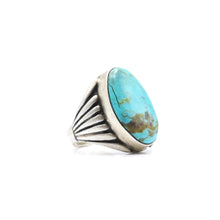 Load image into Gallery viewer, Navajo Turquoise Ring in Sterling Silver
