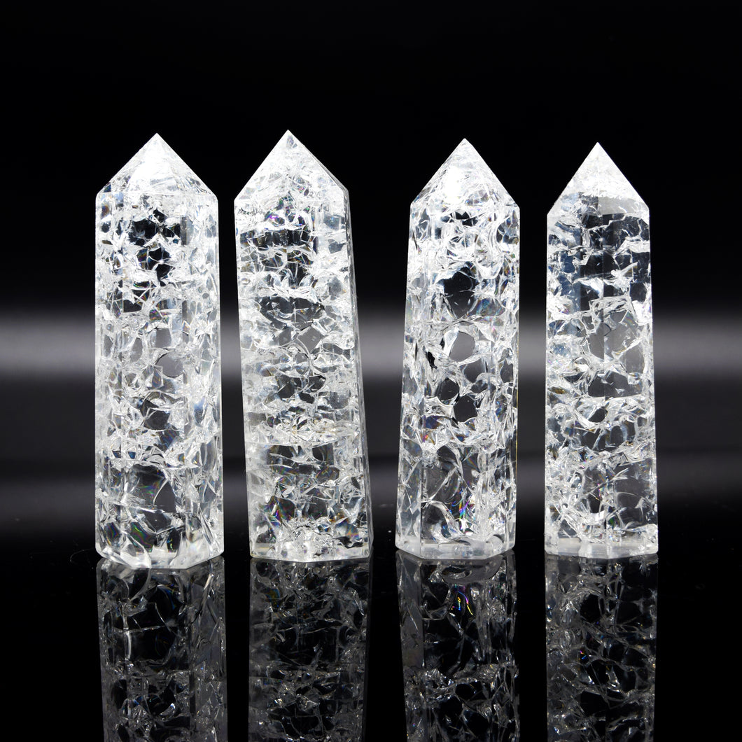 Crackled Quartz Towers