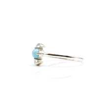 Load image into Gallery viewer, Larimar Moon Ring 925 Silver
