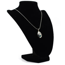 Load image into Gallery viewer, Zuni Bear Paw Pendant – Sterling Silver with Turquoise
