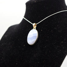 Load image into Gallery viewer, Blue Lace Agate Pendant 925 Silver
