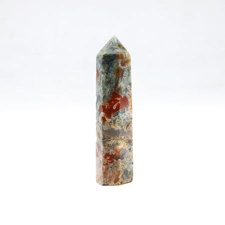 Red Moss Agate Towers