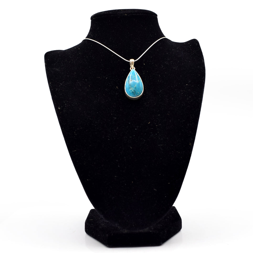 Turquoise Pendant 925 Silver