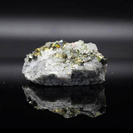 Pyrite and Clear Quartz Cluster