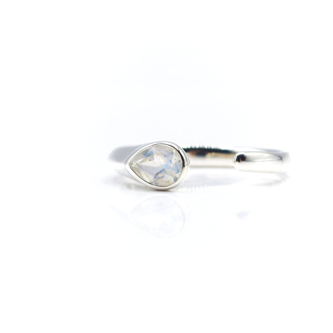 Moonstone Ring 925 Silver
