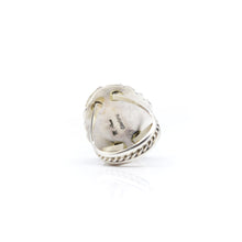 Load image into Gallery viewer, Navajo Multi-stone Coral Ring in Sterling Silver
