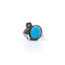 Load image into Gallery viewer, Navajo Turquoise Ring in Sterling Silver
