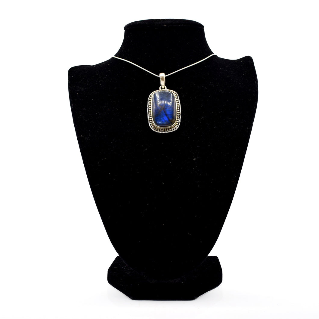Labradorite Pendant 925 Silver
