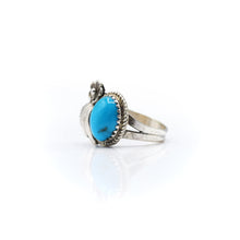 Load image into Gallery viewer, Navajo Turquoise Ring in Sterling Silver
