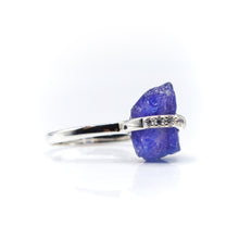 Load image into Gallery viewer, Tanzanite and Topaz Ring 925 Silver

