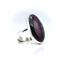 Load image into Gallery viewer, Ruby in Ziosite Ring 925 Silver
