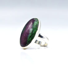 Load image into Gallery viewer, Ruby in Ziosite Ring 925 Silver
