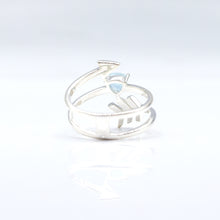 Load image into Gallery viewer, Aquamarine Ring 925 Silver
