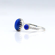 Load image into Gallery viewer, Lapis Ring 925 Silver
