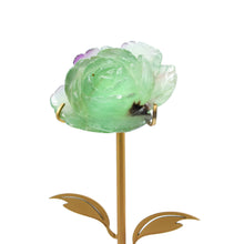 Load image into Gallery viewer, Fluorite Standing Flower
