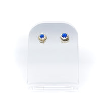 Load image into Gallery viewer, Zuni Synthesized Opal Earrings in 925 Silver
