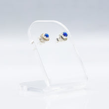 Load image into Gallery viewer, Zuni Synthesized Opal Earrings in 925 Silver
