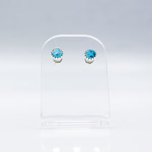 Load image into Gallery viewer, Zuni Turquoise Earrings in 925 Silver
