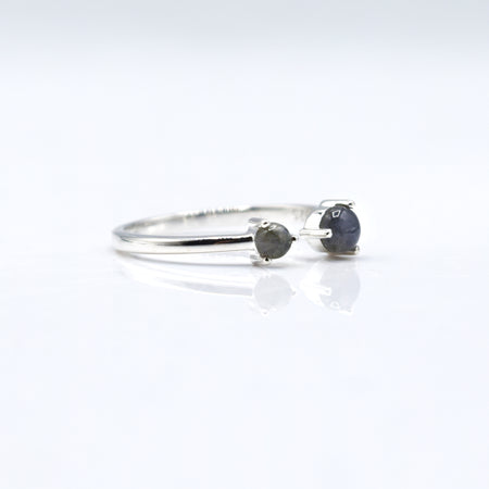 Labradorite Ring 925 Silver