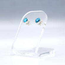 Load image into Gallery viewer, Zuni Turquoise Earrings in 925 Silver
