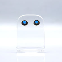 Load image into Gallery viewer, Zuni Synthesized Opal Earrings in 925 Silver

